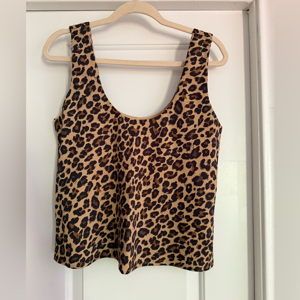 Abercrombie & Fitch Leopard Print Tank Top